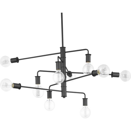 Progress Lighting Calder Collection Ten-Light Chandelier P400144-143